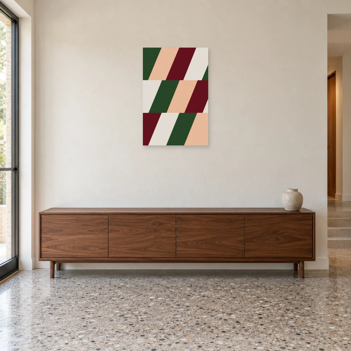 Affiche Parallelogrammes - Glissement dans une entrée ou un couloir - Art Virtuoso