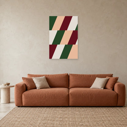 Affiche Parallelogrammes - Glissement dans un salon - Art Virtuoso