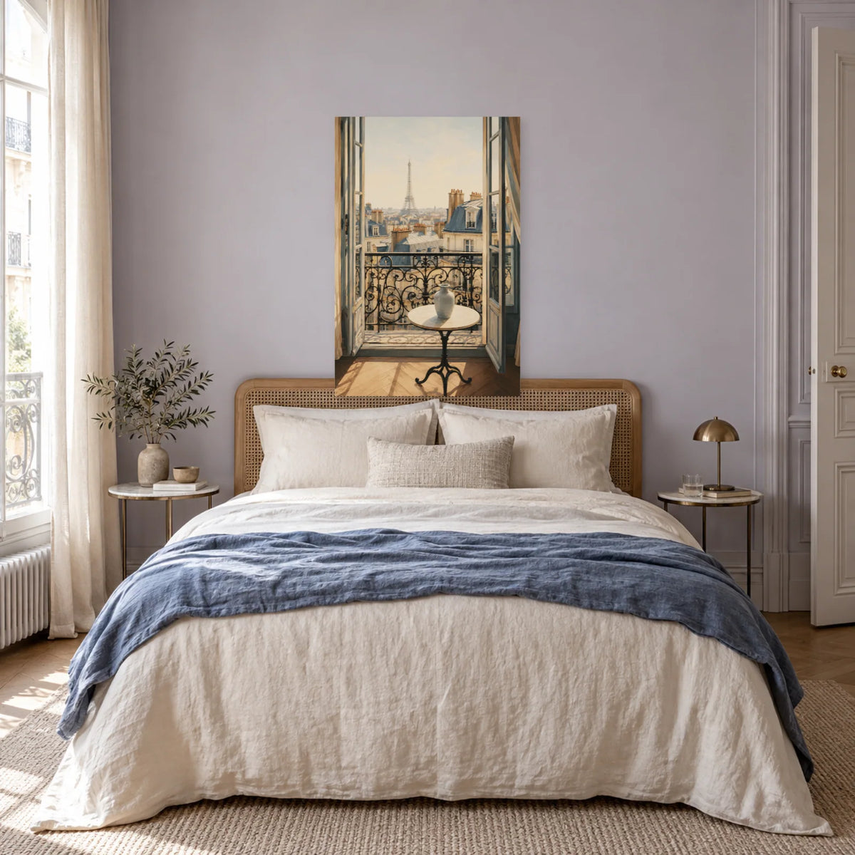 Affiche Balcon parisien - Matin de septembre dans une chambre - Art Virtuoso