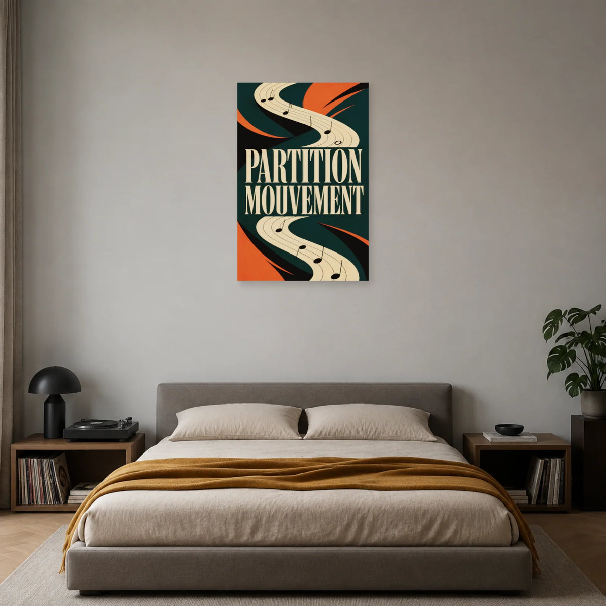 Affiche Partition - Mouvement dans une chambre - Art Virtuoso