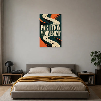 Affiche Partition - Mouvement dans une chambre - Art Virtuoso