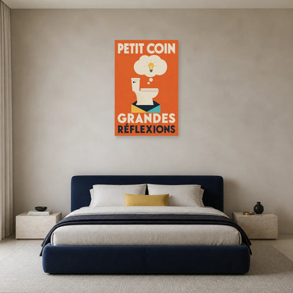 Affiche Petit coin – Grandes réflexions dans une chambre - Art Virtuoso