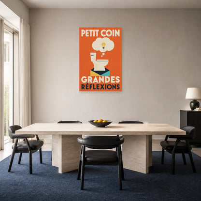 Affiche Petit coin – Grandes réflexions dans une salle à manger - Art Virtuoso