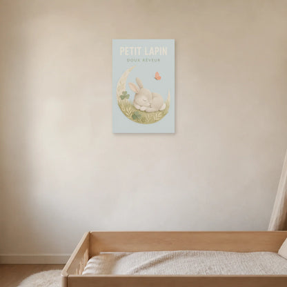 Affiche Petit Lapin – Doux Rêveur dans une chambre - Art Virtuoso