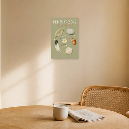 Affiche Petits Trésors – De la Nature dans une salle à manger - Art Virtuoso