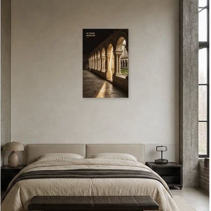 Affiche photo Architecture ancienne - Le temps demeure dans une chambre - Art Virtuoso