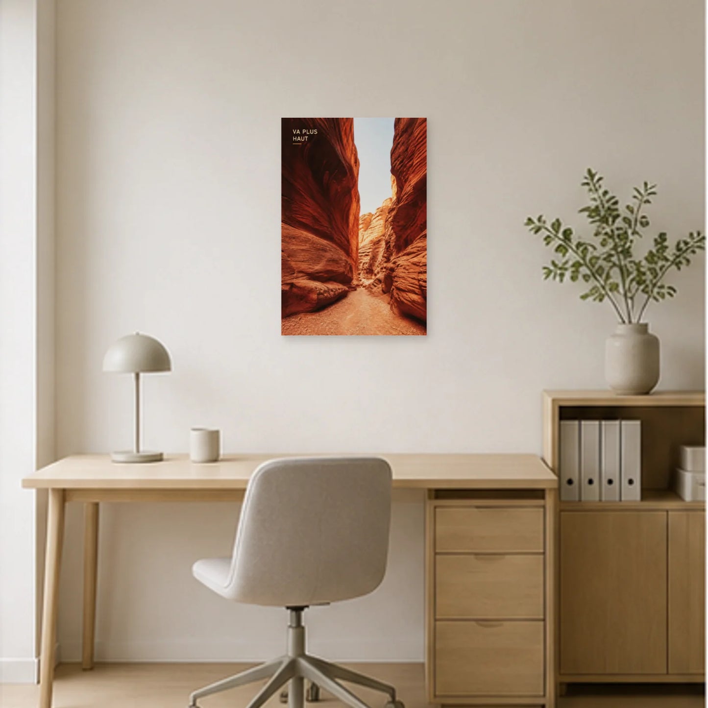 Affiche photo Canyon rouge - Va plus haut dans un bureau - Art Virtuoso