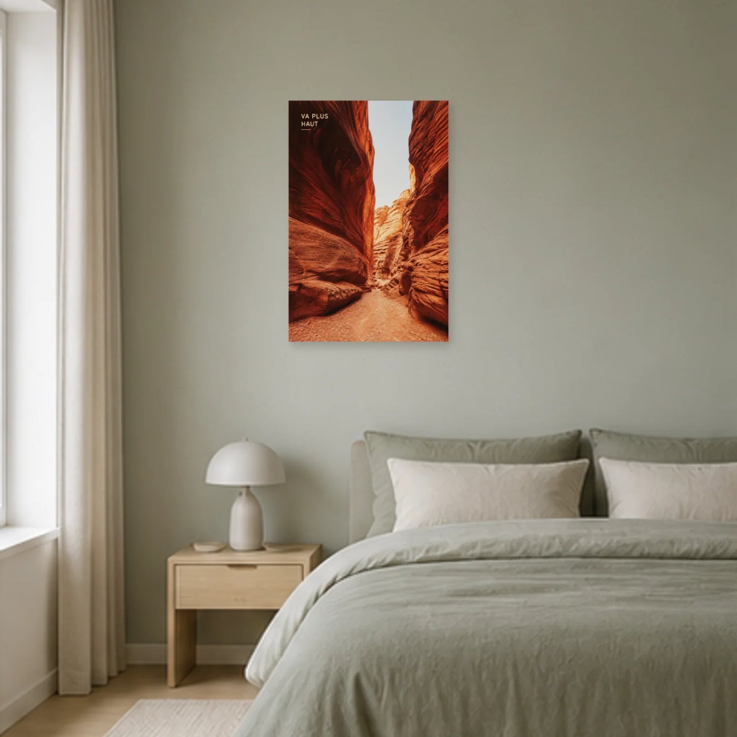 Affiche photo Canyon rouge - Va plus haut dans une chambre - Art Virtuoso