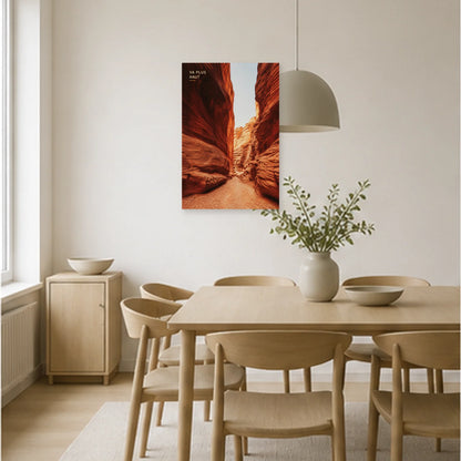 Affiche photo Canyon rouge - Va plus haut dans une salle à manger - Art Virtuoso