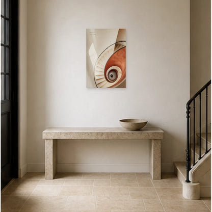 Affiche photo Escalier en spirale - Monte encore dans une entrée ou un couloir - Art Virtuoso