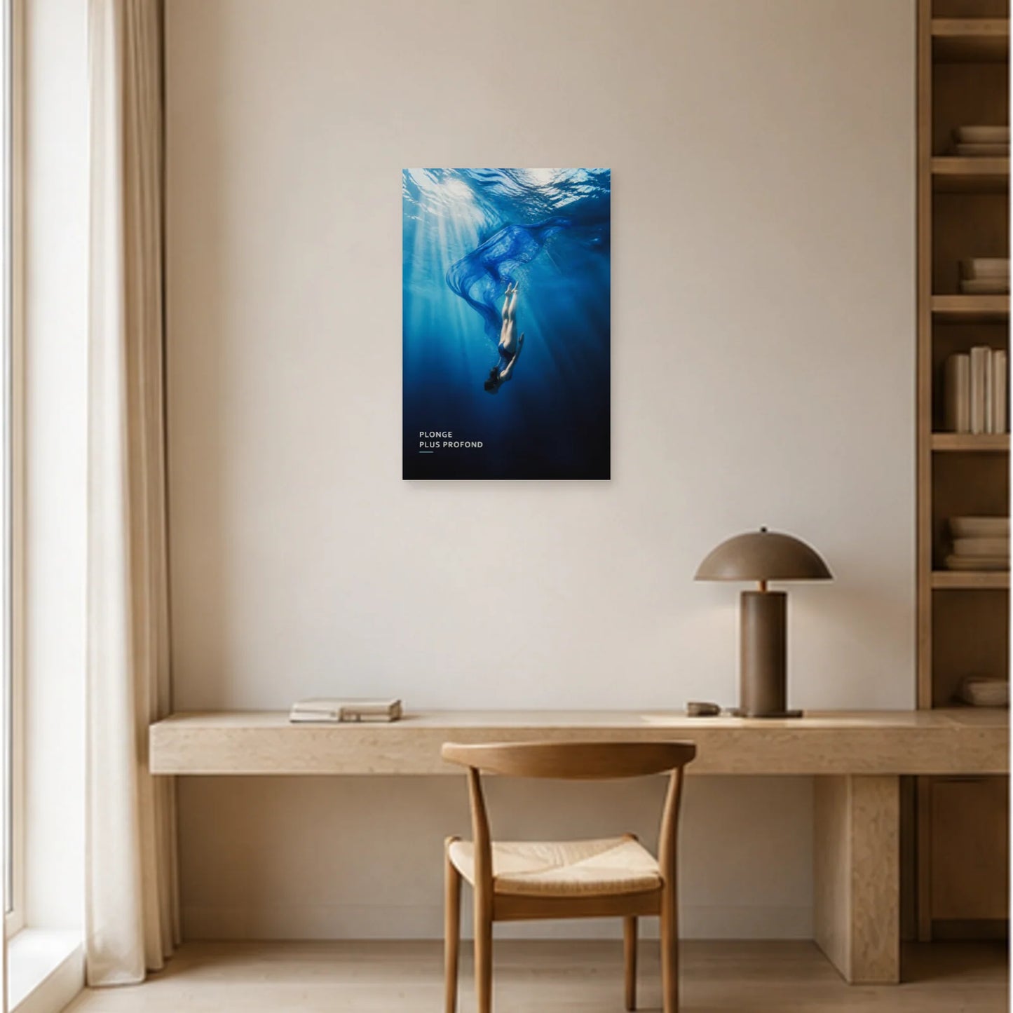 Affiche photo Sous la surface - Plonge plus profond dans un bureau - Art Virtuoso