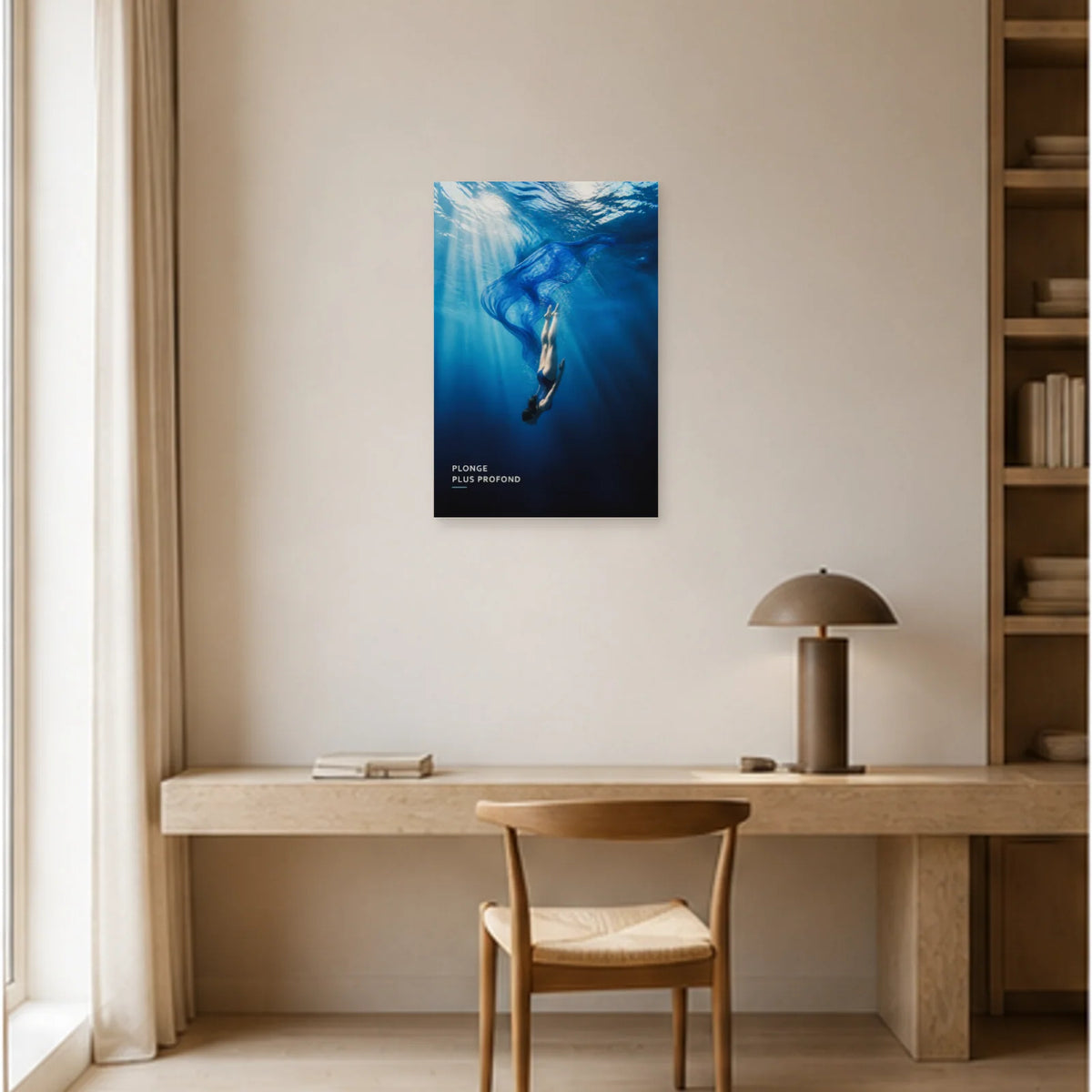 Affiche photo Sous la surface - Plonge plus profond dans un bureau - Art Virtuoso