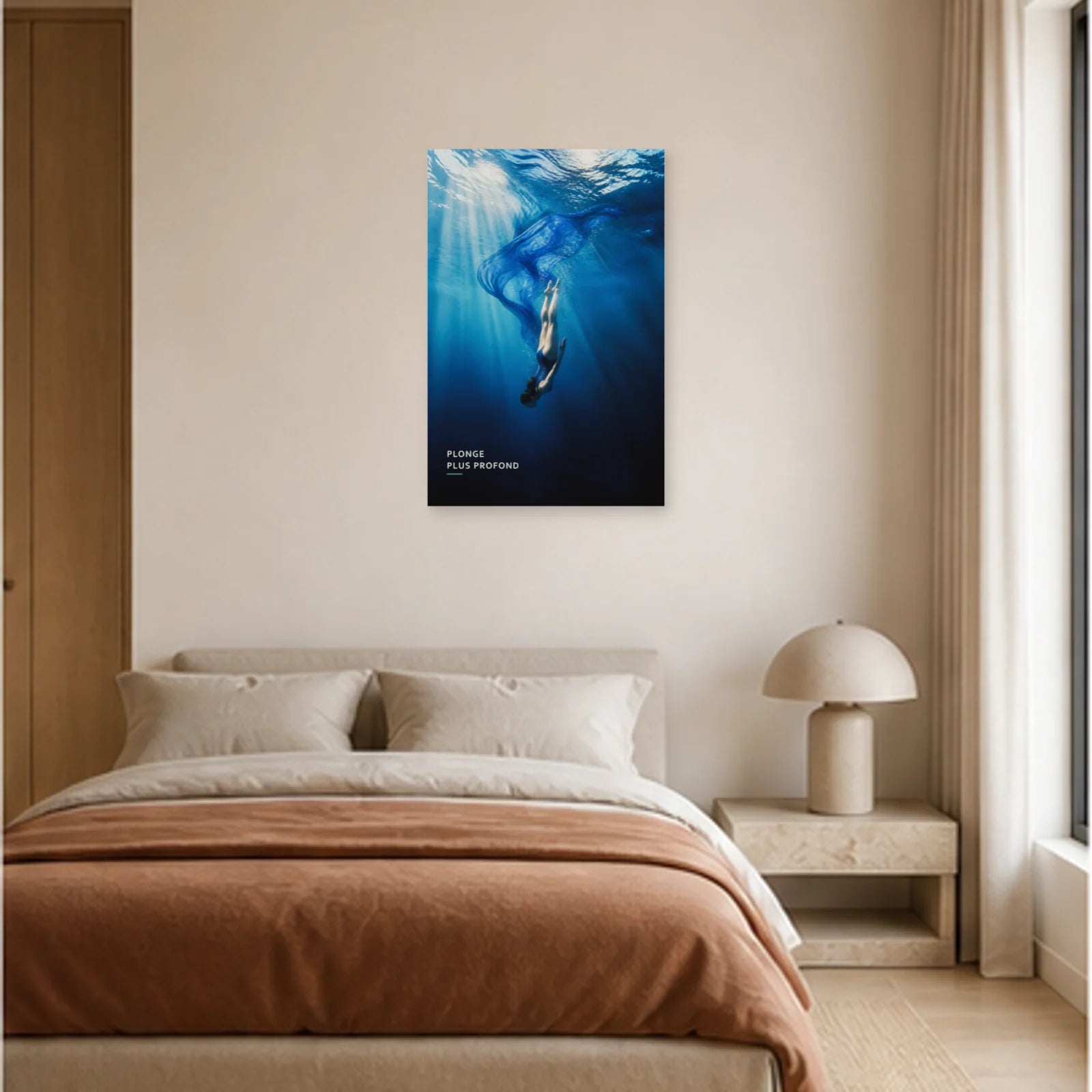 Affiche photo Sous la surface - Plonge plus profond dans une chambre - Art Virtuoso