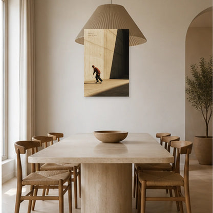 Affiche photo Skateur et béton - Garde ton élan dans une salle à manger - Art Virtuoso