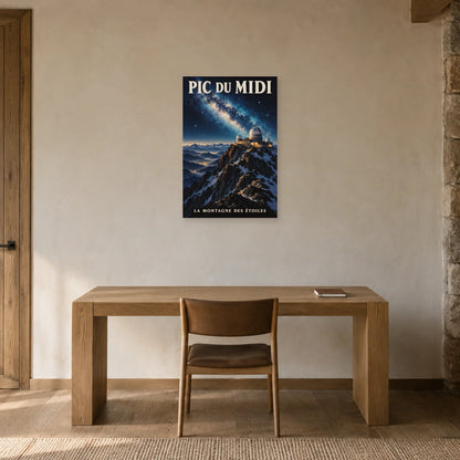 Affiche Pic du Midi - Observatoire dans un bureau - Art Virtuoso