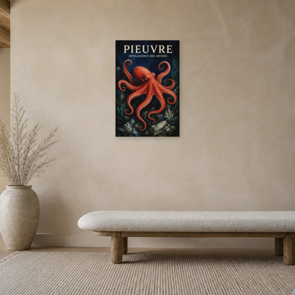 Affiche Pieuvre – Intelligence des Abysses dans une chambre - Art Virtuoso