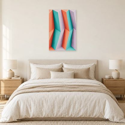 Affiche Plis - Accordeon dans une chambre - Art Virtuoso