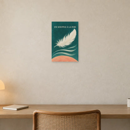 Affiche Respiration - Un souffle à la fois dans un bureau - Art Virtuoso