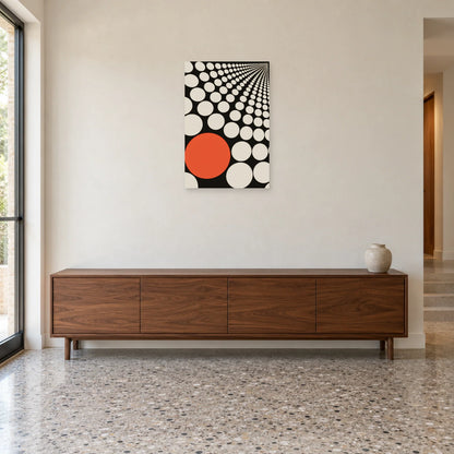 Affiche Pois - Profondeur dans une entrée ou un couloir - Art Virtuoso