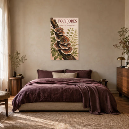 Affiche Polypores – La palette de la forêt dans une chambre - Art Virtuoso
