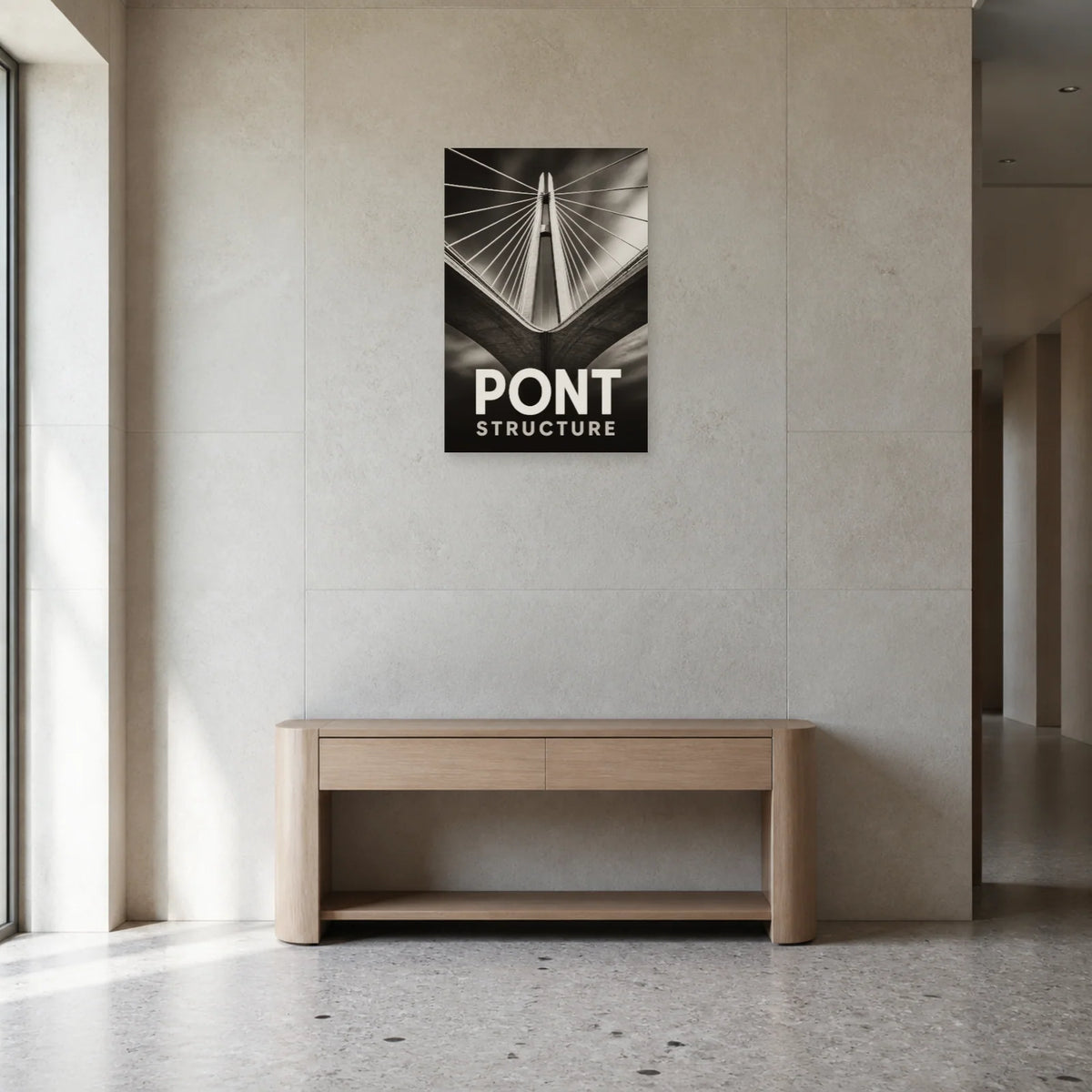 Affiche Pont – Structure dans une entrée ou un couloir - Art Virtuoso