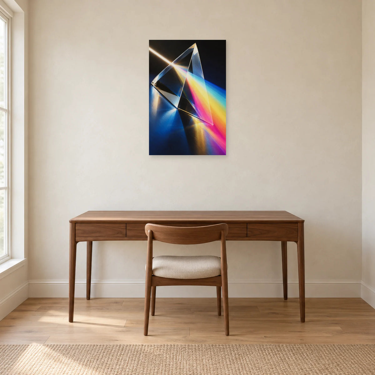 Affiche Prisme - Spectre dans un bureau - Art Virtuoso