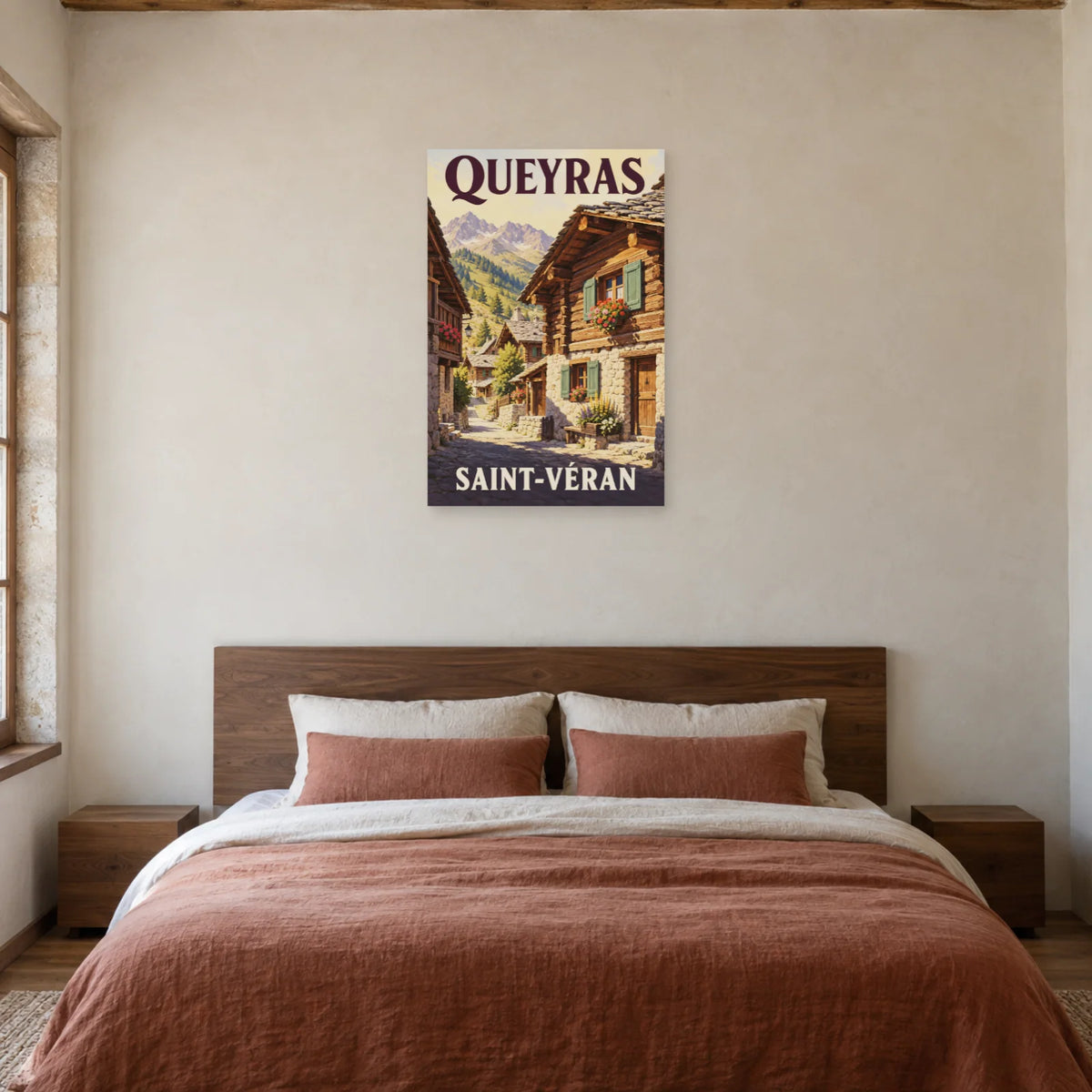 Affiche Queyras - Saint-Véran dans une chambre - Art Virtuoso