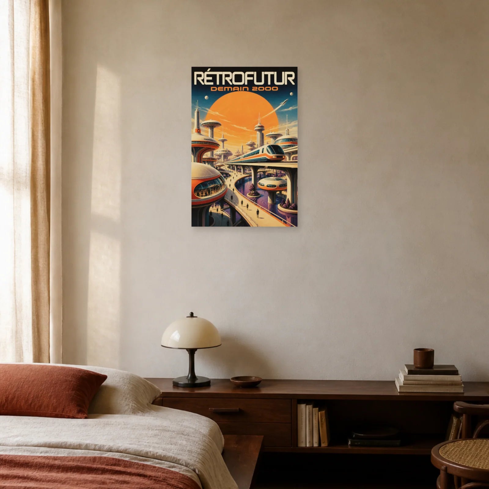 Affiche Rétrofutur – Demain 2000 dans une chambre - Art Virtuoso