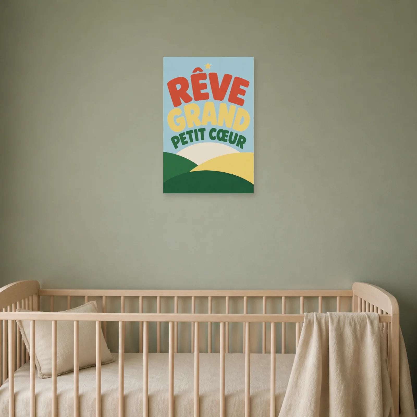 Affiche Rêve Grand – Petit Cœur dans une chambre - Art Virtuoso