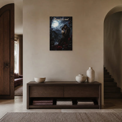 Affiche Jusqu’à la nuit - Romantisme gothique dans une entrée ou un couloir - Art Virtuoso