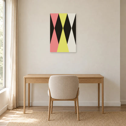 Affiche Sabliers - Rythme graphique dans un bureau - Art Virtuoso
