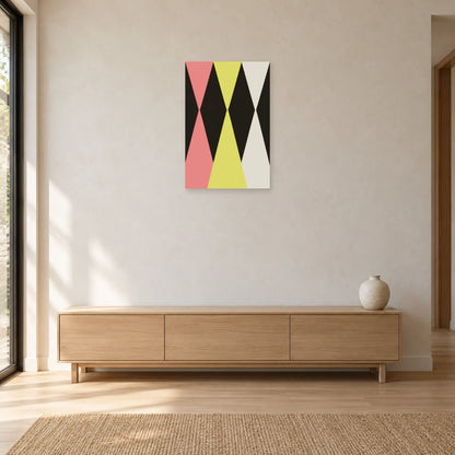 Affiche Sabliers - Rythme graphique dans une entrée ou un couloir - Art Virtuoso
