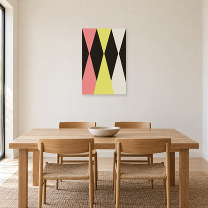 Affiche Sabliers - Rythme graphique dans une salle à manger - Art Virtuoso