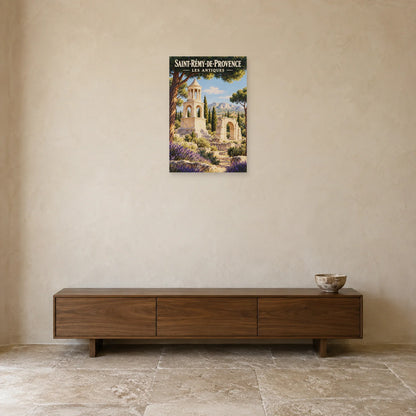 Affiche Saint-Rémy-de-Provence Les Antiques dans une entrée ou un couloir - Art Virtuoso