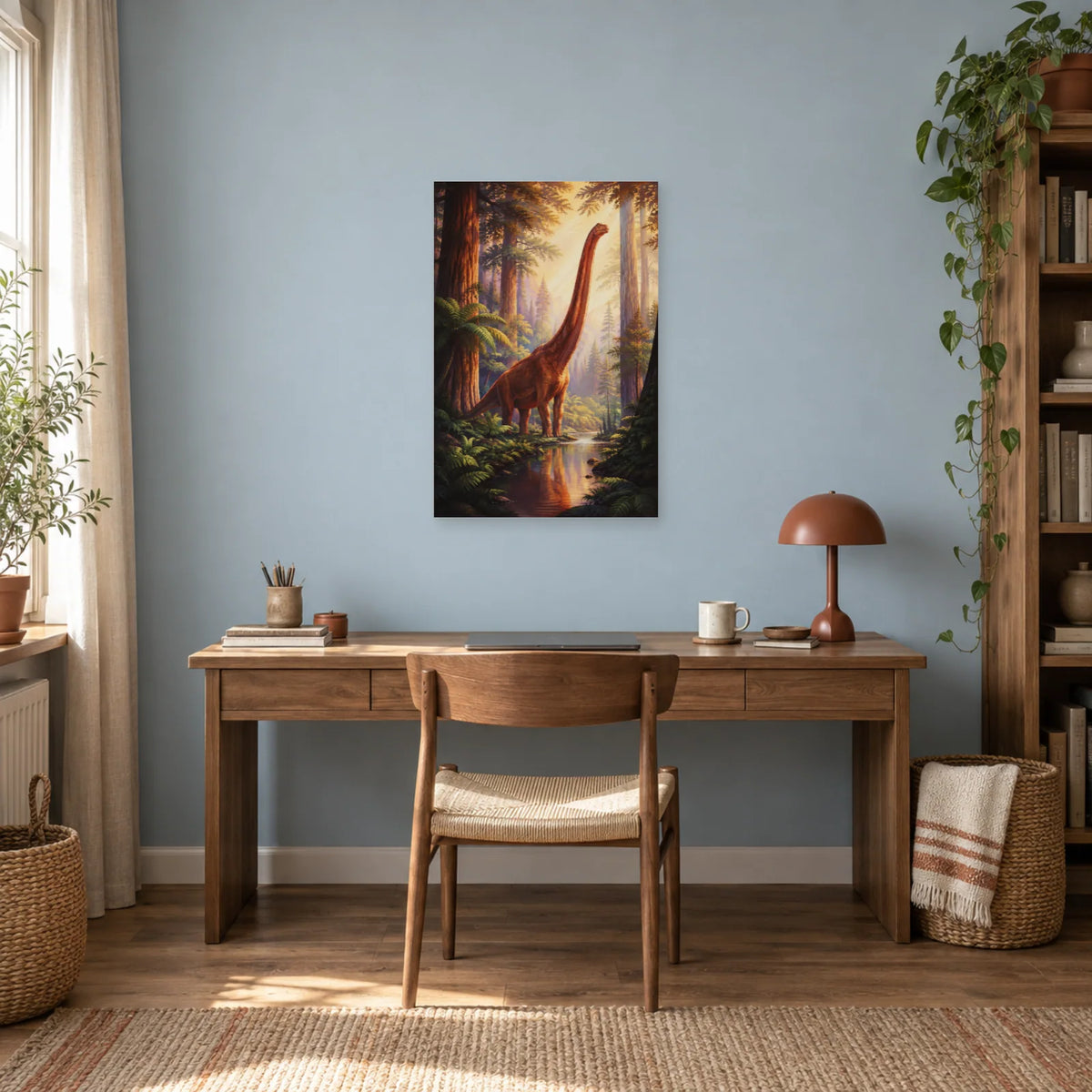 Affiche Sauropode - La forêt des géants dans un bureau - Art Virtuoso