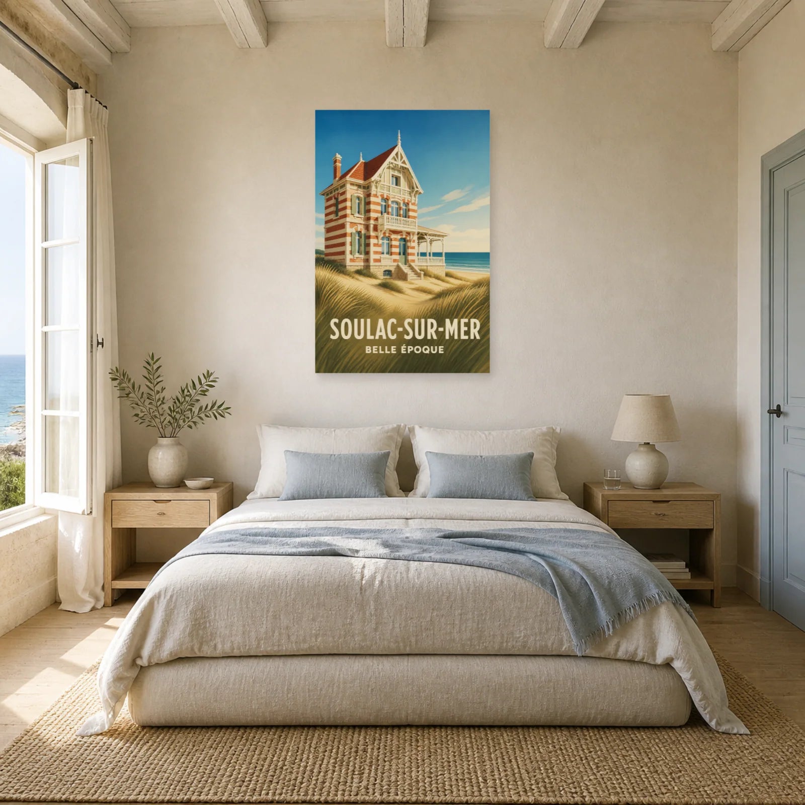 Affiche Soulac-sur-Mer – Belle Époque dans une chambre - Art Virtuoso