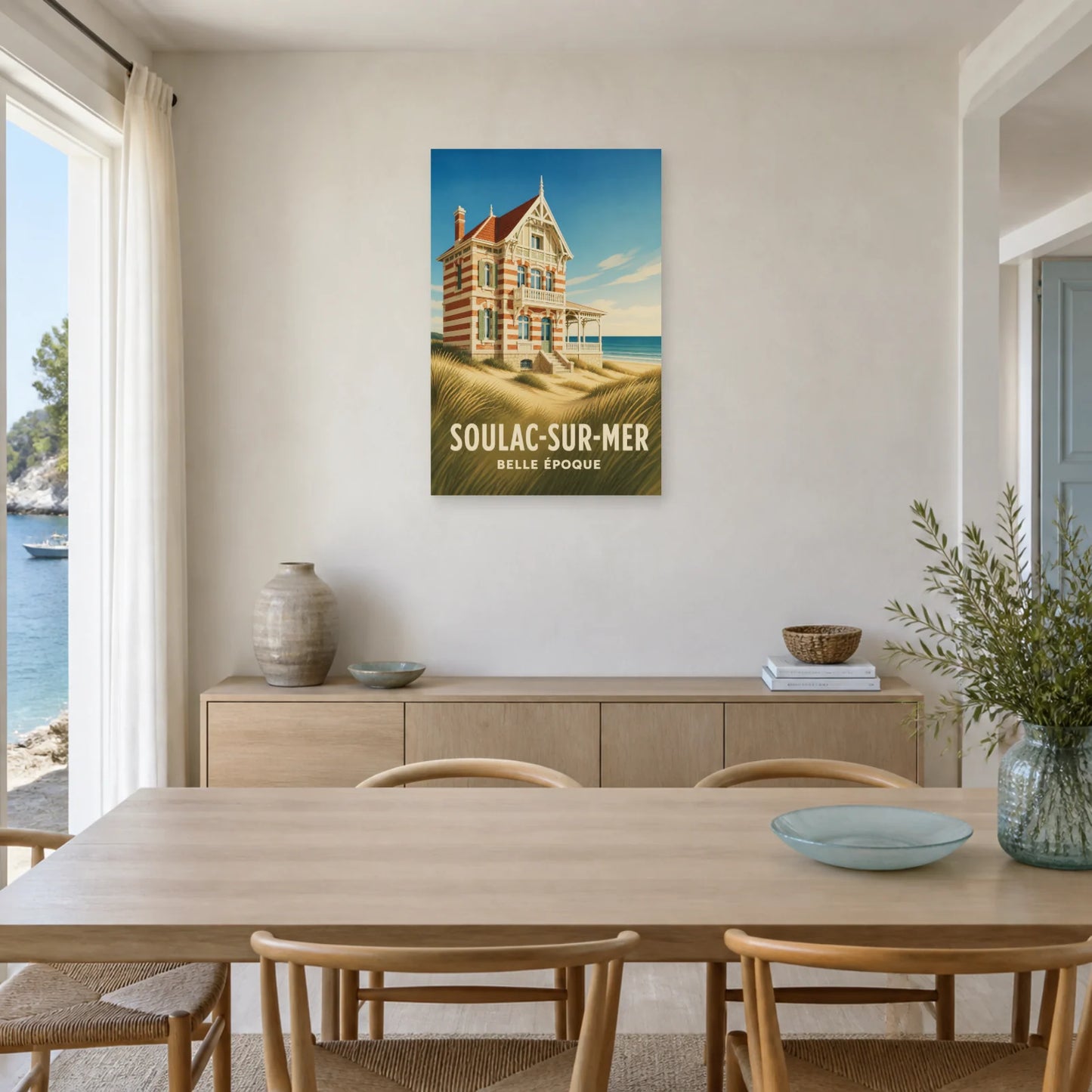 Affiche Soulac-sur-Mer – Belle Époque dans une salle à manger - Art Virtuoso