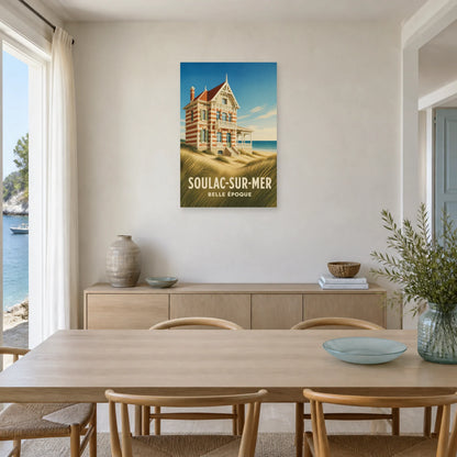 Affiche Soulac-sur-Mer – Belle Époque dans une salle à manger - Art Virtuoso