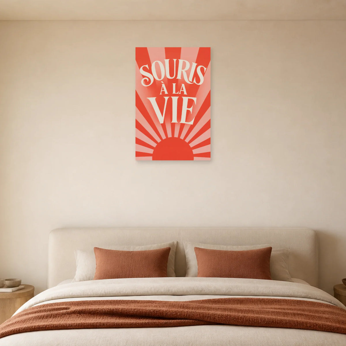 Affiche Souris à la vie – Soleil optimiste dans une chambre - Art Virtuoso