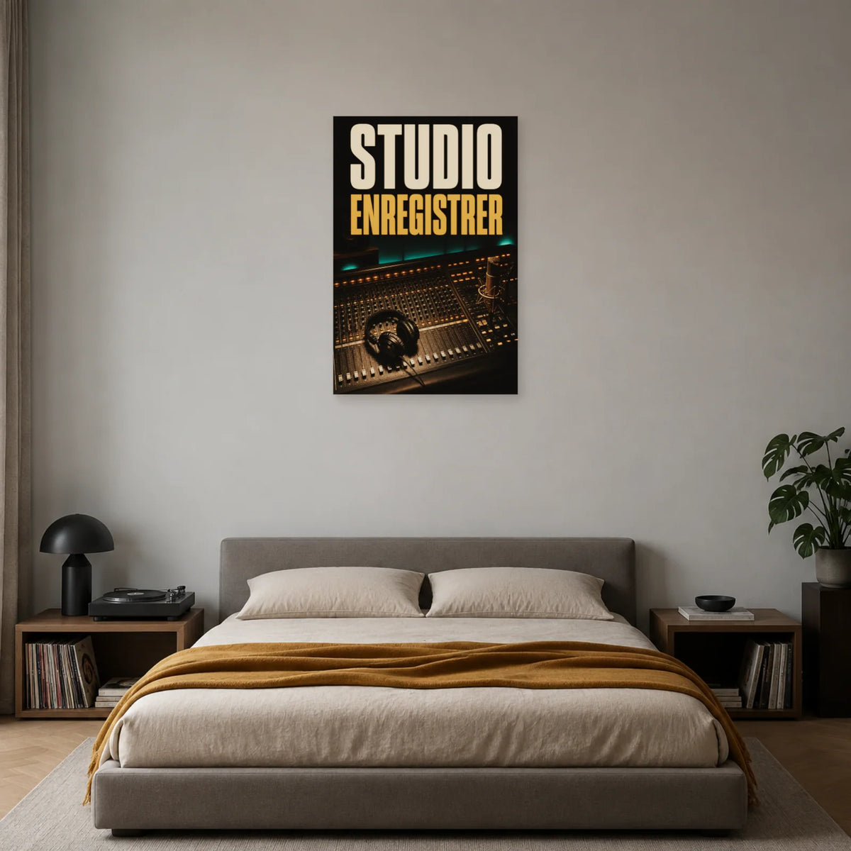 Affiche Studio - Enregistrer dans une chambre - Art Virtuoso