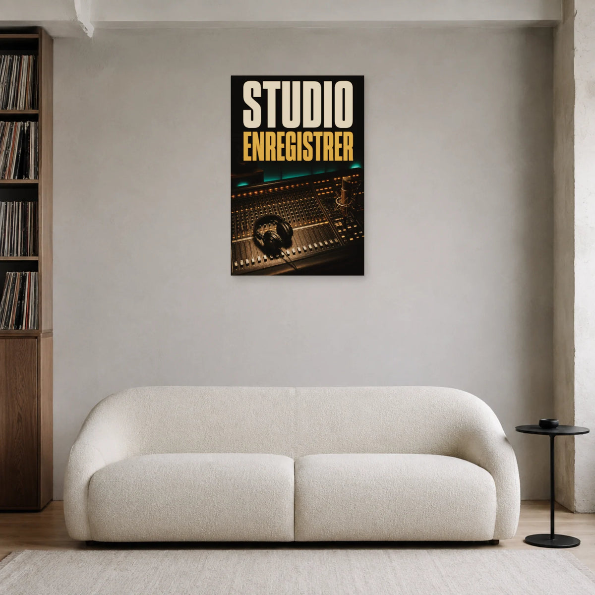 Affiche Studio - Enregistrer dans un salon - Art Virtuoso