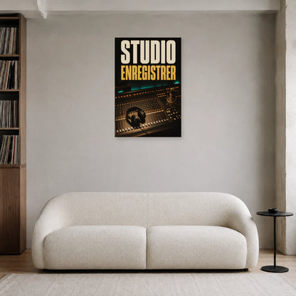 Affiche Studio - Enregistrer dans un salon - Art Virtuoso
