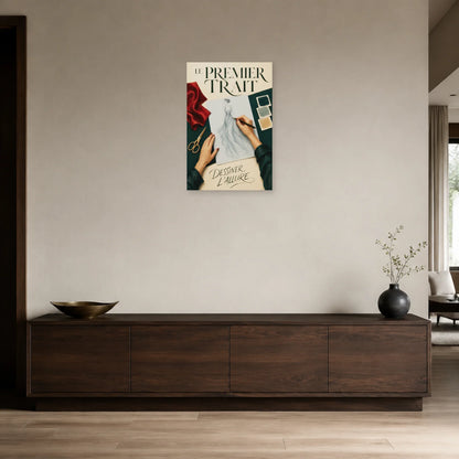 Affiche Styliste, le premier trait dans une entrée ou un couloir - Art Virtuoso