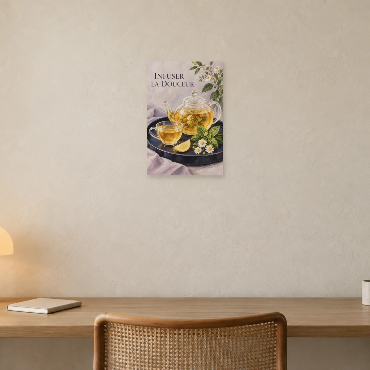 Affiche Tisane - Infuser la douceur dans un bureau - Art Virtuoso