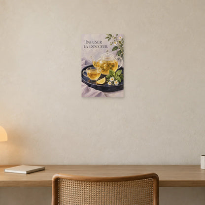 Affiche Tisane - Infuser la douceur dans un bureau - Art Virtuoso