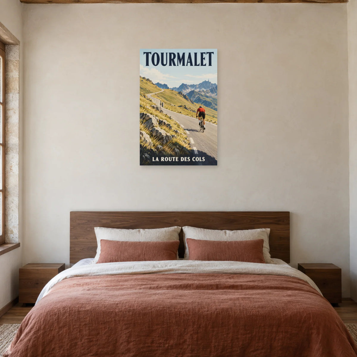 Affiche Tourmalet - Route des cols dans une chambre - Art Virtuoso