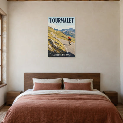Affiche Tourmalet - Route des cols dans une chambre - Art Virtuoso