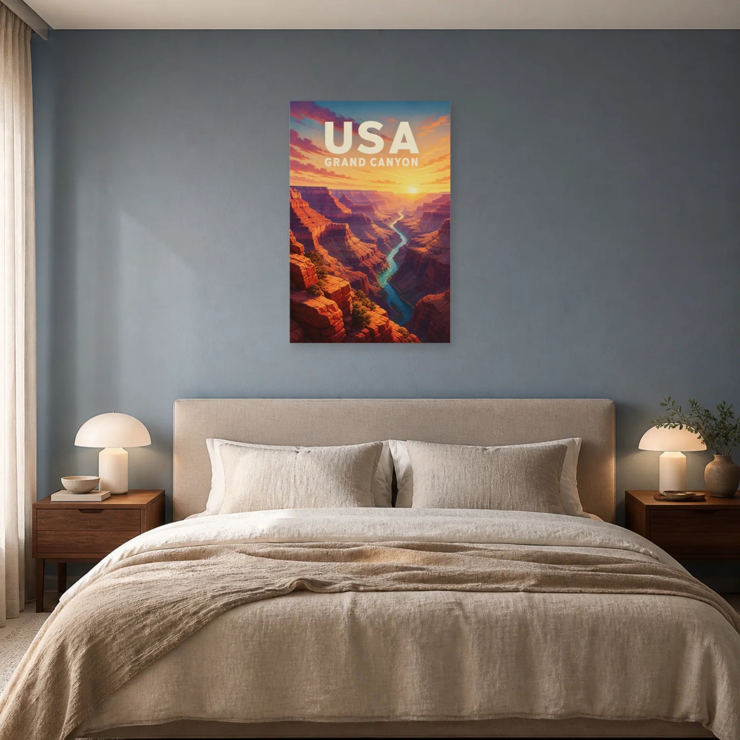 Affiche USA – Grand Canyon dans une chambre - Art Virtuoso