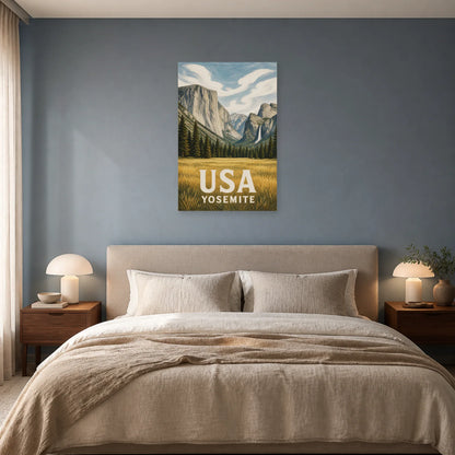 Affiche USA – Yosemite dans une chambre - Art Virtuoso