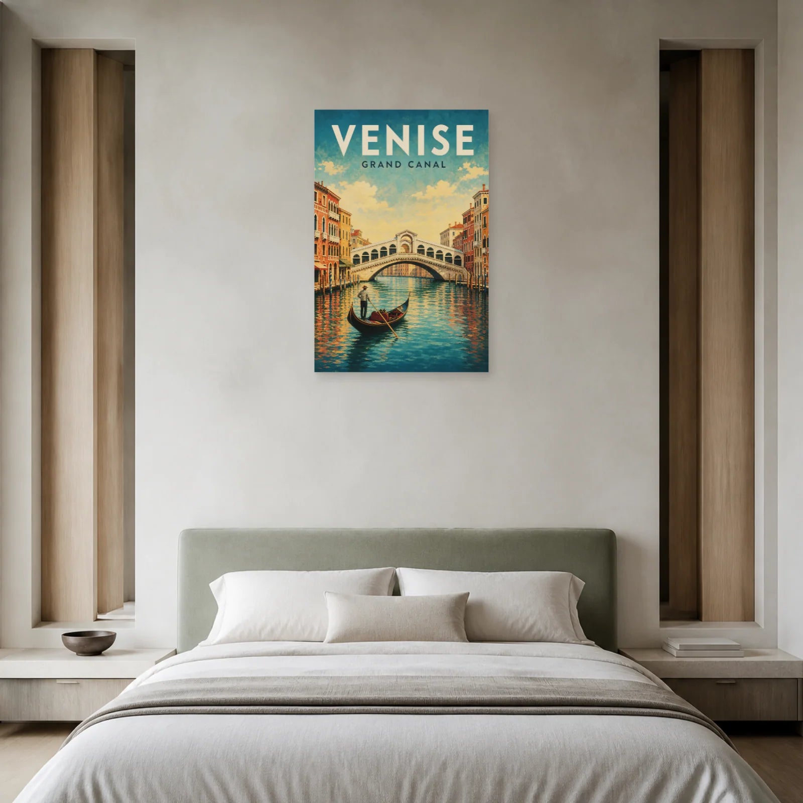 Affiche Venise – Grand Canal dans une chambre - Art Virtuoso